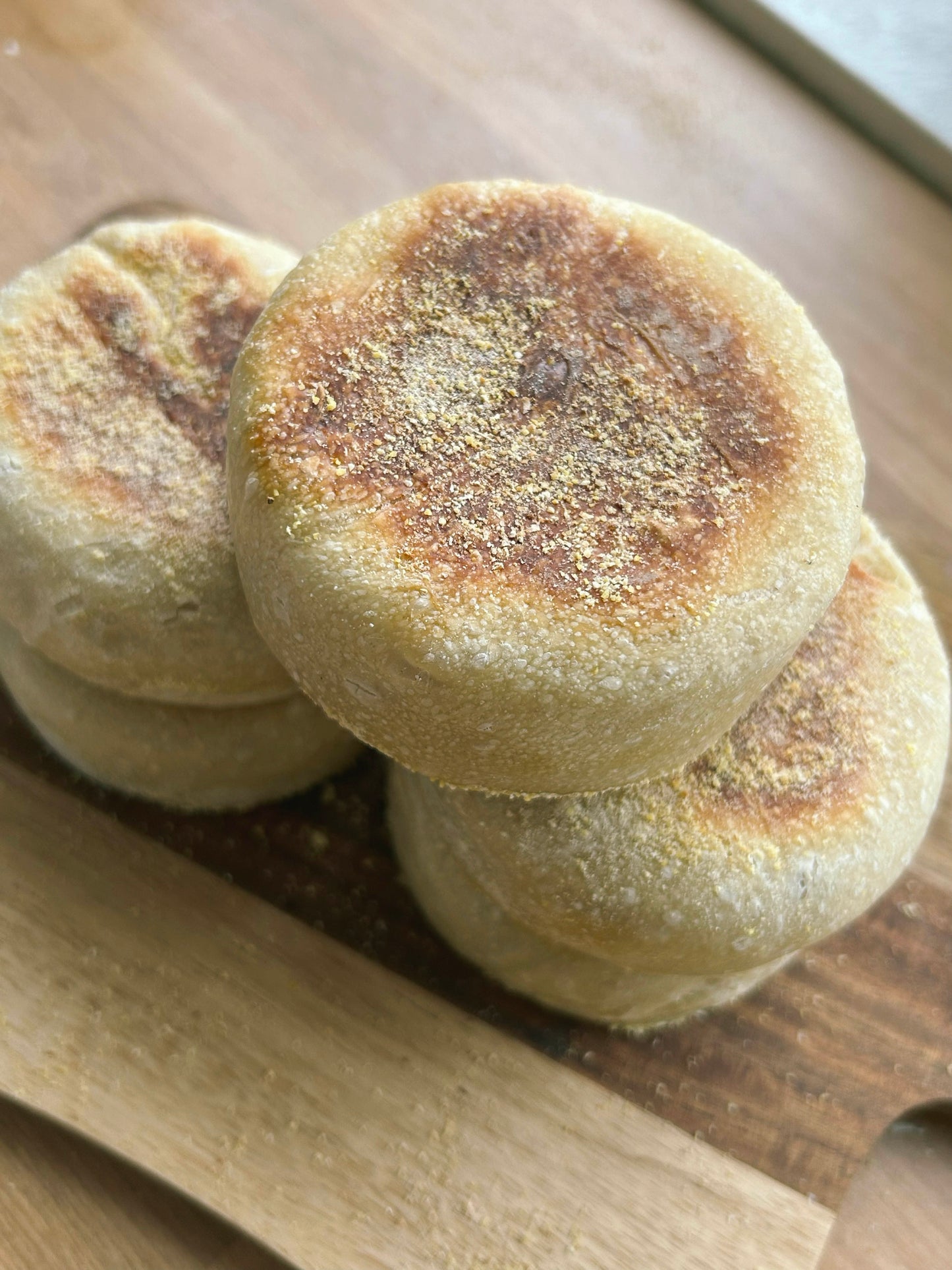 1/2 Dz Sourdough English Muffins