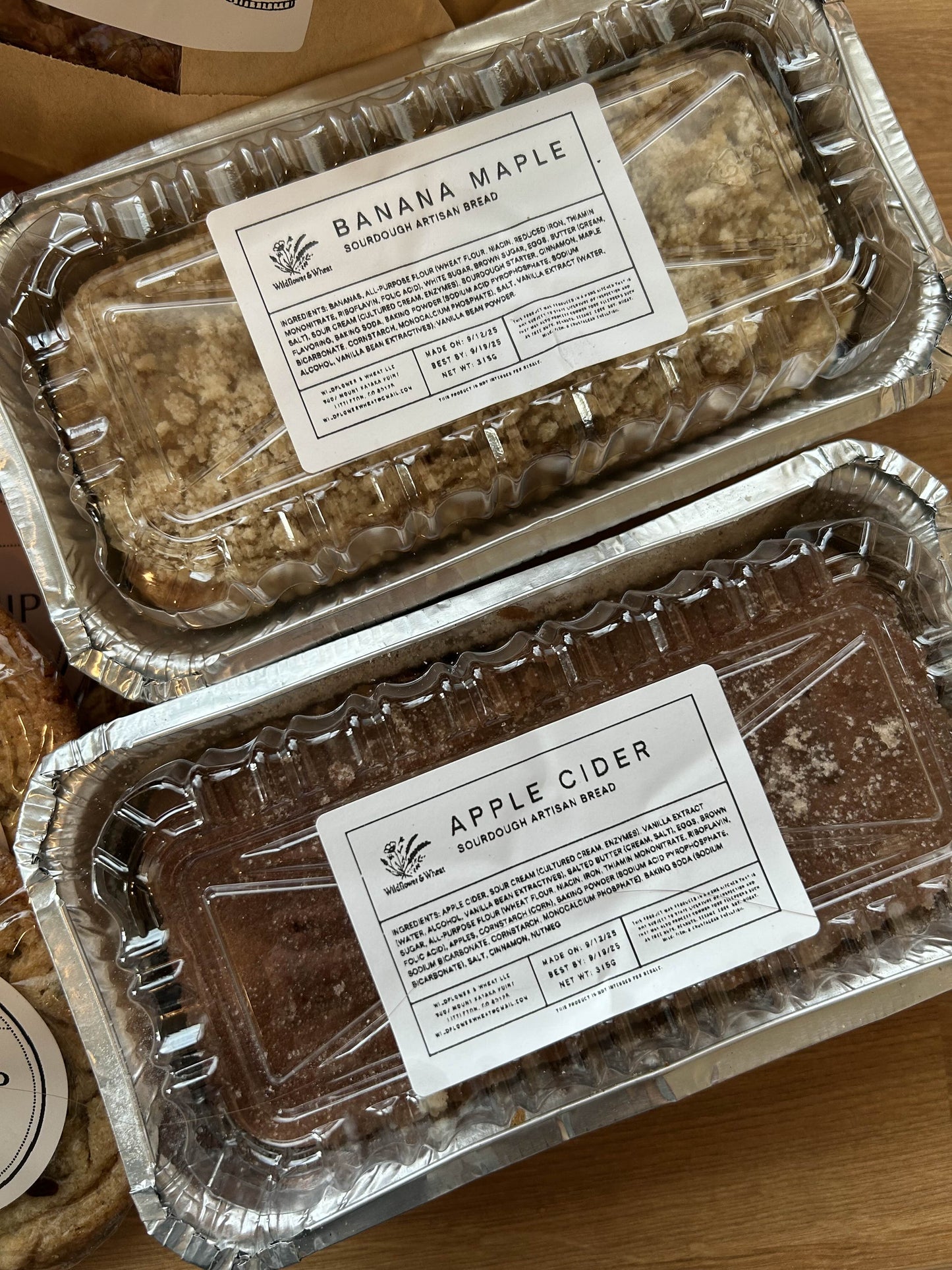 Sourdough Sweet Breads - November 7th Delivery/Pick Up